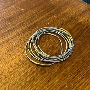 Set of 8 stacking Braclets